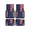 thumbnail image 1 of Tapis de Sol pour Voiture Robustes Résistants aux Taches en Nylon et Spandex Ensemble de 4 Pcs Protection Intérieure Automobile, 1 of 7