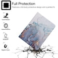 thumbnail image 2 of iPad 10th Gen Case 10.9" 2022, Allytech Marble PU Leather Multi-Angle Viewing Flip Stand Anti-Slip Scratch Free Protective Case for iPad 10.9 2022(10th Generation), Gray + Gold, 2 of 5