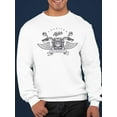 thumbnail image 2 of Vintage American Riders Design. Sweatshirt Men -Image by Shutterstock, Male Large, 2 of 4