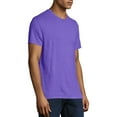thumbnail image 4 of Hanes Men's and Big Men's Modal Triblend Short Sleeve Tee, Up To Size 3XL, 4 of 6