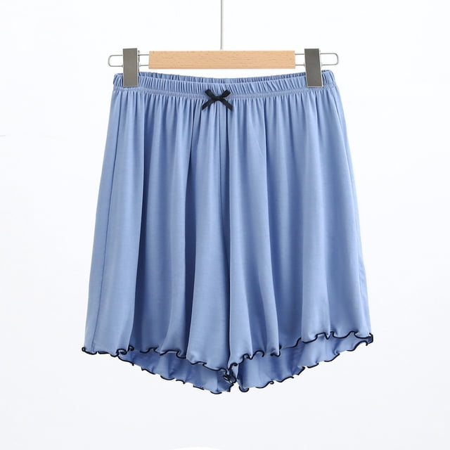 SDNall Pantalon Court Grand Taille Haute d'Été pour Femmes