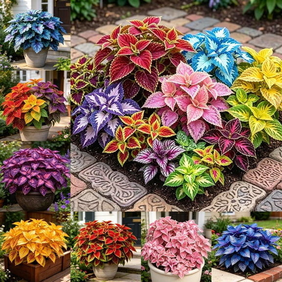 Mix Coleus seedsLow Maintenance/for Garden Ideal/for Beds Borders Plant Pots & Planters