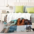 thumbnail image 3 of Outer Banks Flannel Blanket Soft Sofa Bed Office Throw Birthday Gift for Kids, 3 of 13