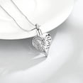 thumbnail image 4 of Angel Wing Heart with Butterfly Keepsake Pendent for Ashes and Chain Memorial Cremation Jewelry for Ashes Urn Necklace for Ashes of Loved One, 4 of 6