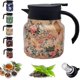 thumbnail image 1 of 2026Vintage Floral Pattern Tea-Built-In Infuser, Vintage Floral Pattern Tea – Built-In Infuser, 316 Stainless Steel Insulation, Removable, for Hot Drinks, Loose Tea, 1 of 8
