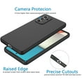 thumbnail image 4 of Cell Phone Cases for 6.5" Galaxy A53 5G, Liquid Silicone Gel Rubber Shockproof Case Ultra Thin fit Galaxy A53 5G Case Slim Matte Surface Cover for Samsung Galaxy A53 5G 2022 -Black, 4 of 8