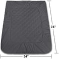 thumbnail image 4 of Colchón Utopia Bedding acolchado totalmente gris, 4 of 7