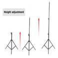 thumbnail image 3 of Backdrop Stand, Sturdy Photo Studio Background Kit, Portable Photography Backdrop Kit for Video Studio, Parties, with 3 Backdrop, 3 Backdrop Clamps, Carrying Bag, 3 of 7