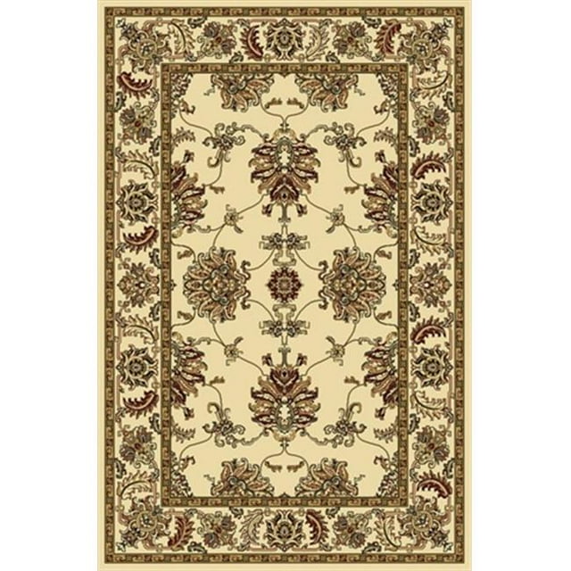 Radici 1330-1210-IVORY Noble Rectangular Ivory Traditional Italy Area Rug, 3 ft. 3 in. W x 5 ft. 4 in. H