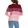 thumbnail image 2 of Lea & Viola womens  Ombre Wool-Blend Sweater, m, Pink, 2 of 3