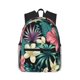 thumbnail image 1 of Disketp Green Tropical Leaves Mochila Ligera Clásica con Múltiples Bolsillos, Mochila Casual para Hombre y Mujer, Ideal para Escuela, Trabajo y Viajes, 1 of 6
