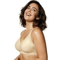 thumbnail image 3 of Playtex 18 Hour 4395 All-Around Smoothing Wirefree Bra Light Beige 44C Women's, 3 of 4