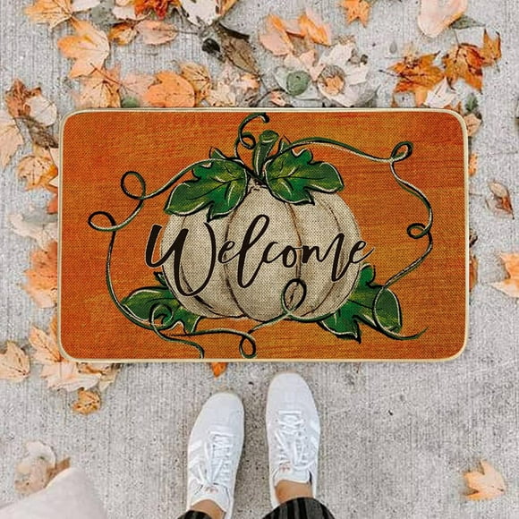 Miyuadkai Claerance! Indoor/Outdoor Rug Porch Front Door Thanksgiving Doormat Carpet Floor Mat 40X60Cm, Indoor and Outdoor Carpet Porch Front Door Thanksgiving Doormat Carpet Floor Mat 40X60Cm