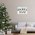 thumbnail image 3 of Stupell Industries Gnome Trio Skiing Holiday Painting White Framed Art Print Wall Art, 30 x 24, 3 of 9