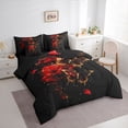 thumbnail image 3 of Castle Fairy Female Floral Rose Bedding Comforter Set,Romantic Festival Queen Bedding Sets, 3 of 8