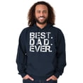thumbnail image 3 of Best Dad Ever Cool Fathers Day Gift Hoodie Hooded Sweatshirt Men Brisco Brands S, 3 of 6