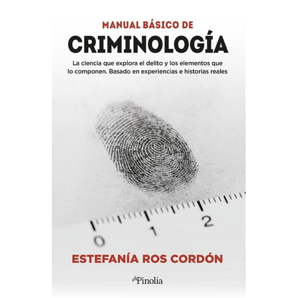 Libro Manual Basico De Criminologia Tapa Blanda, Autor Estefania Ros Cordon, Editorial Pinolia