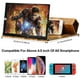 thumbnail image 3 of Lupa de pantalla de 12 teléfonos, pantalla de proyector de lupa 3D para teléfono móvil para películas, videos y juegos con soporte plegable para todos los teléfonos inteligentes brillar Electrónica, 3 of 6