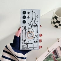 Mantto for Samsung Galaxy S23 Plus Case, Cute Leopard / Cow Print / Lines Fashion Design Glitter Diamond Ring Kickstand Cover for Women Girls, Shockproof Durable TPU Transparent Slim Phone Case,F