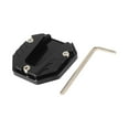 thumbnail image 1 of Extensión de placa, soporte de almohadilla de soporte para motocicleta, soporte de pie lateral, pie extensor de soporte lateral para estacionamiento Gris, 1 of 7