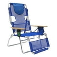 thumbnail image 2 of Ostrich 3-N-1 Altitude Outdoor Lounge Reclining 16" Tall Chair, Blue (4 Pack), 2 of 5