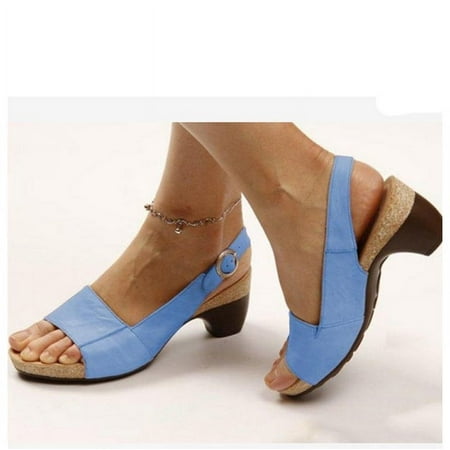

Summer Wedge Sandals for Women Fashion Non Slip Beach Shoes Woman Lightweight Casual Platform Sandalias Mujer Plus Size A1