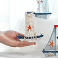 thumbnail image 4 of Yvsxxv Mini Wooden Sailboat Model, Mediterranean Style Nautical Home Decor, 4 of 7
