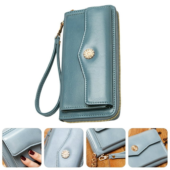 Soimiss Portable Wallet Coin Purse Fashion PU 1Pc Women Travel