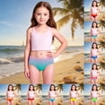 thumbnail image 2 of LRen Girls Swim Shorts Size 8,Girls Swim Bottoms UPF 50+ Sun Rash Guard Swim Shorts Summer Quick Dry Beach Vacation Swimsuits, 2 of 9