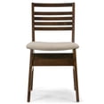thumbnail image 2 of Set of 2 Ayoka White Boucle Dining Chairs with Black Iron Legs, 2 of 6
