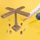 thumbnail image 4 of de lanzamiento de con paquete de escalera de tiro, de beber de de juguetes de hechos , juguetes de Madera CUTICAT juego de anillo de gancho, 4 of 8