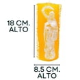 thumbnail image 2 of Velon con incrusacion de la santa muerte amarillo, 2 of 3