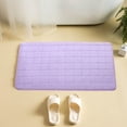 thumbnail image 4 of Memory Foam Outdoor Indoor Outdoor Bathroom Kitchen Carpet Floor Mat Grid 80X50Cm Purple,Carpet Welcome Decor Day Room Living Doormats Carpet Home Carpets Bathroom Products Memory Foam 80X50Cm, 4 of 6