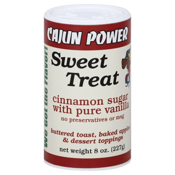 Cajun Power Sweet Treat Cinnamon Sugar With Pure Vanilla, 8.0 OZ