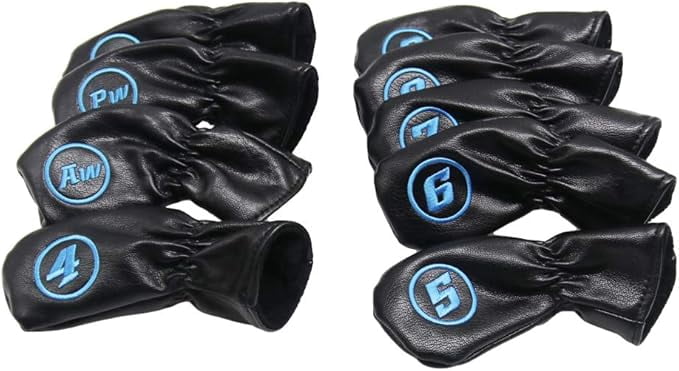 Golf Driver Head Corver Lovely Puppy Waterproof PU Leather Iron Headcover
