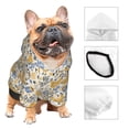 thumbnail image 3 of Fotbe Funny Chicken Sudadera con Estampado para Perros Pequeños – Suéter con Capucha para Mascotas, Tela Suave de Forro Polar con Bolsillo-Small, 3 of 7