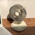 thumbnail image 4 of Wosthever Ventilador de escritorio recargable y ahorrador de energía, ventilador portátil recargable, ventilador Personal, ventilador Electrodomésticos rosa, 4 of 6