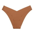 thumbnail image 2 of Bovxnpu Women's Plus Size Panties, Seamless Thongs for Women No Show Panties, Women Underwear Panties Ladies Underpants Thongs Panties Ladies Underwear Underwear, 2 of 3