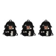 thumbnail image 2 of Sonducket Mochilas de mujer Bolsa de viaje Bolsos multibolsillos antirrobo negro Type1 NO1, 2 of 6