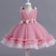 thumbnail image 2 of Vestido infantil, vestido de pastel de hilo hinchado, vestido de princesa, vestido de niña para el primer cumpleaños de niña de las flores, 2 of 5
