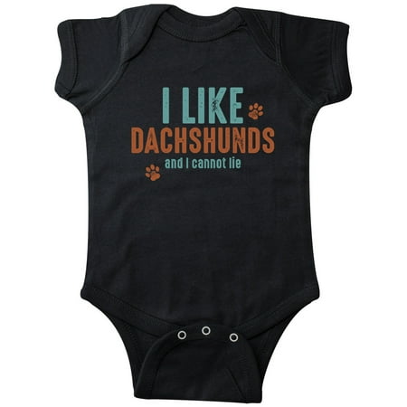 

Inktastic I Like Dachshunds Gift Baby Boy or Baby Girl Bodysuit