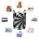 thumbnail image 4 of Fotbe 3D Vortex Illusion Cesto de Ropa con Asas, Cesto Impermeable de Gran Capacidad, Bolsa de Lavado para Dormitorio, Cesto de Ropa con Ruedas y Asas-Small, 4 of 6