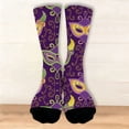 thumbnail image 2 of Compression Socks for Women Cute Animal Knitted Mid Calf Soft Comfort Mens Socks Blue One Size, 2 of 8