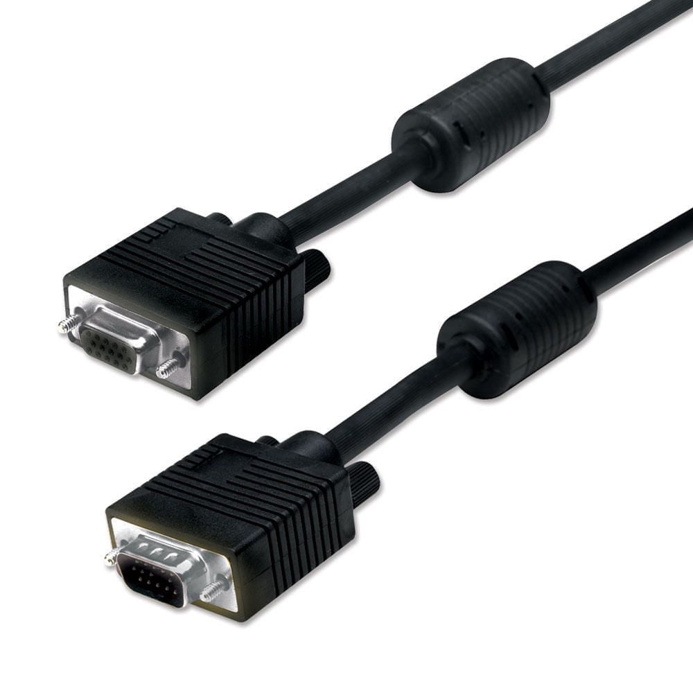 Premium VGA Extension Ferrite - M/F 25 pieds