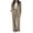Khaki women's plus size two piece set a1, variant on Women's Plus Size 2 Piece Set Open Front Long Sleeve Blazer Wide Leg Pants Matching Casual Outfits Solid Loose Fit Cardigan Jacket Trousers Two Piece Work Office Travel Clothes, Pink 2XL