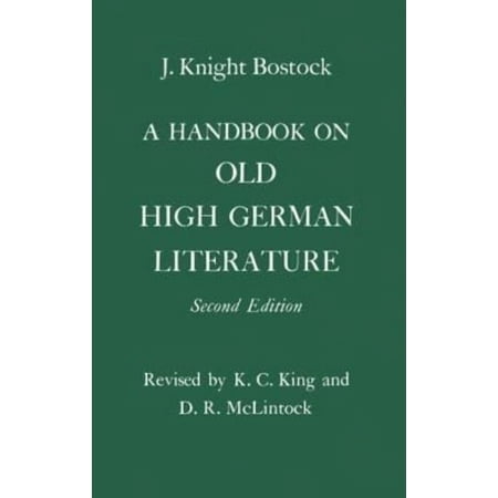 A Handbook on Old High German Literature