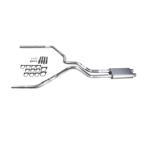 Tundra 00-07 dual exhaust 2.5 MA pipe dual inlet Flowsound Muffler