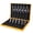 Hammered Black | 24pcs, variant on Gold Silverware Set, OGORI 24-Piece Gold Forged Stainless Steel Flatware Set, Service of 6
