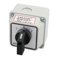 thumbnail image 5 of Interruptor de conmutación rotatorio universal SZW26-20/D202.2D con caja exterior de interruptor maestro, 660 V, 20 A, 3 posiciones, 2 fases, Lucky B, 5 of 5
