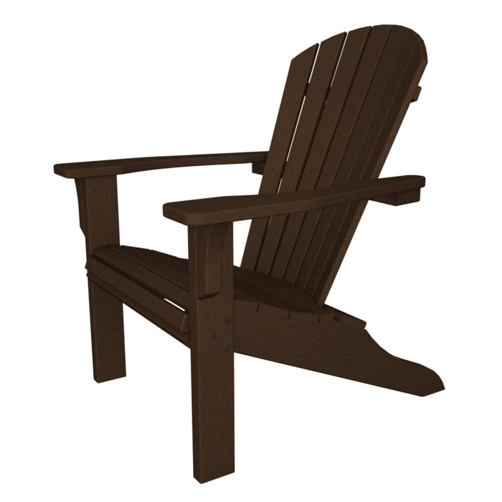 POLYWOOD Seashell Recycled Plastic Adirondack Chair by Poly-Wood